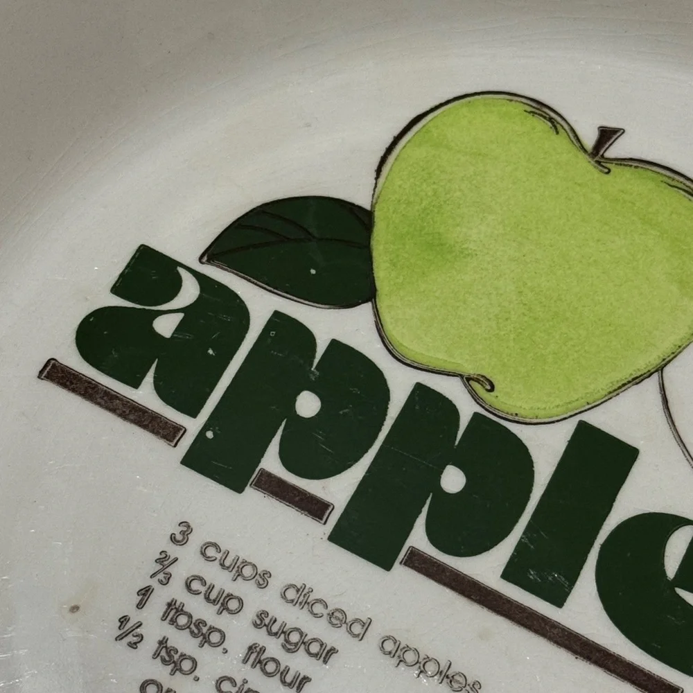 Vintage “Apple Pie” Ceramic Dish-Kitschy Display or Actual Use-10 inch